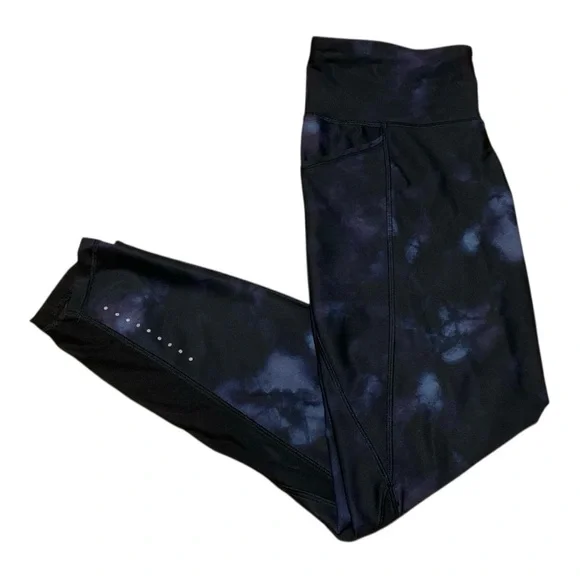 Old Navy Women’s High-Waisted PowerSoft Side-Pocket 7/8 Run Leggings Size L Gym - Picture 4 of 15